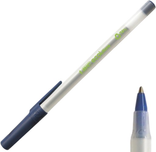 ШАРИКОВАЯ РУЧКА BIC ECO, СИНЯЯ, ШКОЛЬНО-ОФИСНЫЙ НАБОР x60