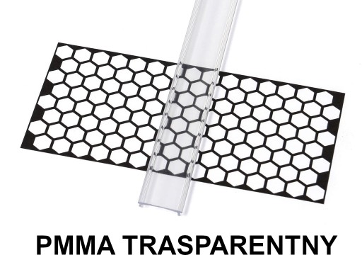РАССЕИВАТЕЛЬ ДЛЯ СВЕТОДИОДНЫХ ПРОФИЛЕЙ 1М A B C D G H Y Z X - PMMA