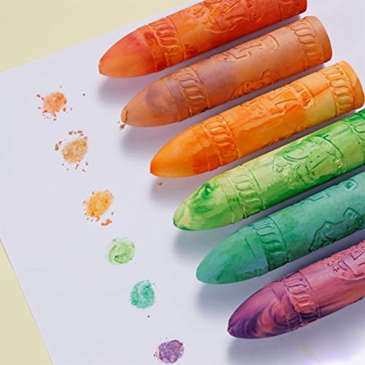 TIE DYE ШКОЛЬНЫЙ МЕЛ, ЦВЕТНОЙ, 6 ШТ, ТОЛСТАЯ V4