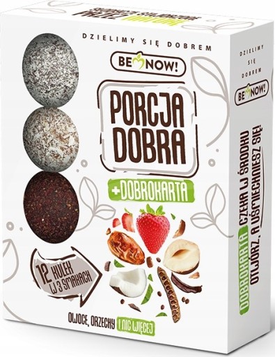 ХОРОШАЯ ПОРЦИЯ ФРУКТЫ И ОРЕХИ POWER BALLS 3 ВКУСА 12 шт. 144 г СМЕСЬ ДЛЯ ЗАКУСОК