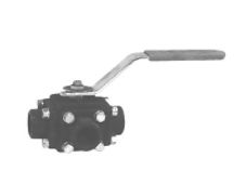 Кран шаровой 3-ходовой StarLine DN80 PN64