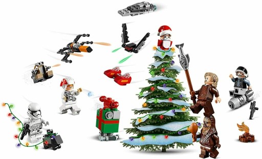 LEGO STAR WARS 75245 Адвент-календарь 2019 Чубакка Порг Люк Скайуокер