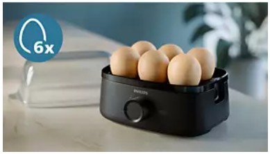 Philips HD9137/90 Яйцеварка 3000 Звуковой сигнал яйцеварки 400 Вт