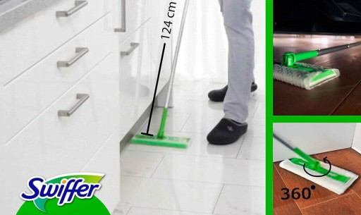 Стартовый набор швабры SWIFFER Салфетка для пола VILEDA