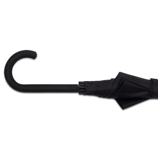 PARASOL AUTOMATYCZNY Z GUMOWĄ RĄCZKĄ SOFT GRIP 102CM FRIBOURG CZARNY