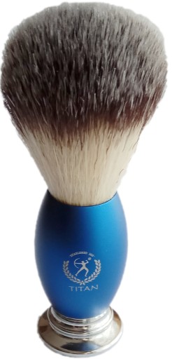 Помазок для бритья Titan Blue - синтетическая щетина