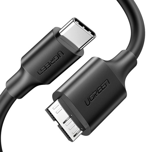 Кабель Ugreen USB Type C — micro USB Type B SuperSpeed ​​3.0 1м черный (