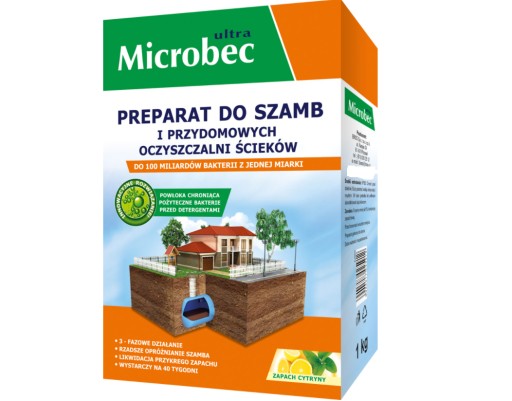MICROBEC ULTRA Препарат для септиков 1 кг лимон + туалетный БИО гель