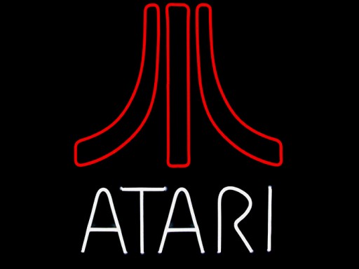 NATARI450 ГИБКИЙ ЛОГОТИП ATARI 550X450MM, НЕОНОВЫЙ СВЕТОДИОД, ПВХ