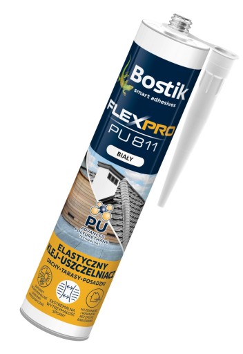Монтажный клей Универсальный эластичный герметик Bostik FlexPRO WHITE 300