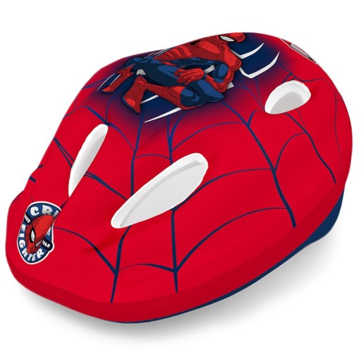Kask rowerowy na hulajnogę rower Spiderman obwód 52-56 cm lekki rozm. M