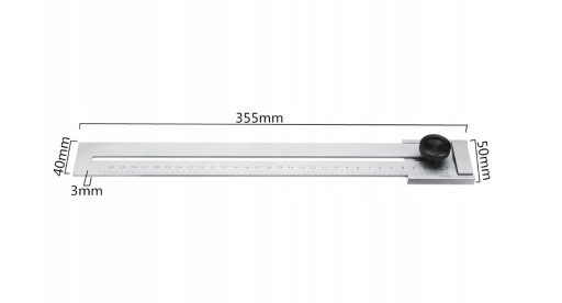 Znacznik traserski LIMIT PRZYMIAR Miarki 300mm