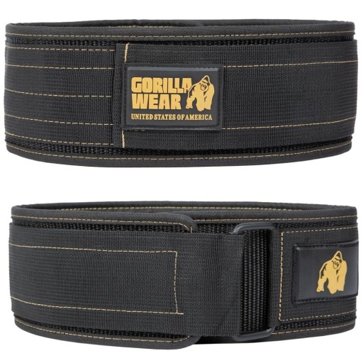 ЭЛАСТИЧНЫЙ НЕЙЛОНОВЫЙ ТРЕНИРОВОЧНЫЙ ПОЯС GORILLA WEAR ДЛЯ ТРЕНИРОВОЧНЫХ ЗАЛ S/M