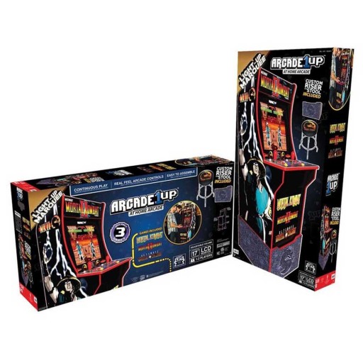 Mortal Kombat II Machine Ретро аркадная консоль, большая стоячая аркада1UP, 12 игр