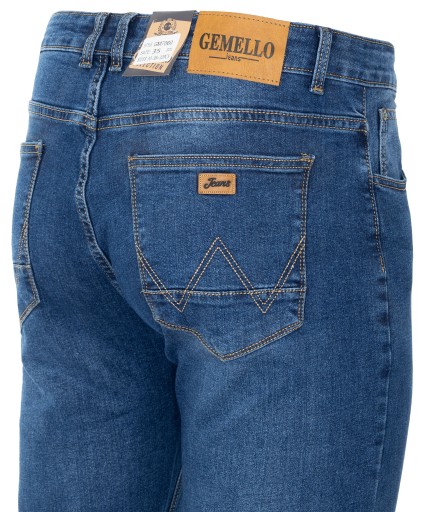 Синие джинсовые брюки ELASTIC JEANS W36.