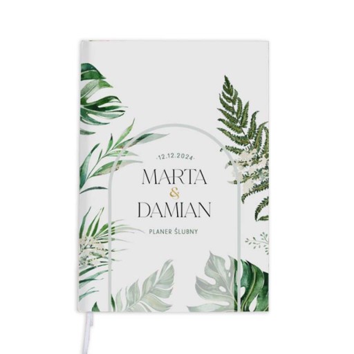 PLANER ślubny organizer dla Pary Młodej Botanica