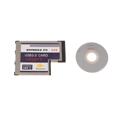 54-мм 3-портовая карта USB3.0 Express Card