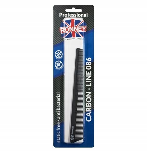 RONNEY CARBON ПАРИКМАХЕРСКАЯ РАСЧЕСКА ДЛЯ СТРИЖКИ