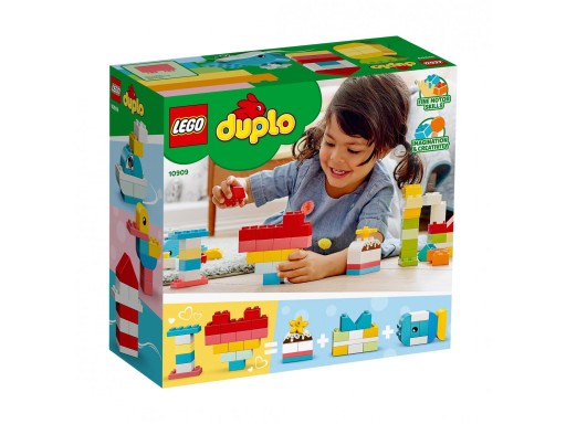 LEGO Duplo 10909 Коробка-сердечко из 80 кубиков