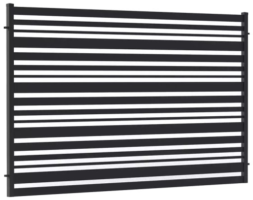 Раздвижные входные ворота Incognito Br.13.1.2 ocynk ral anthracite 140x400