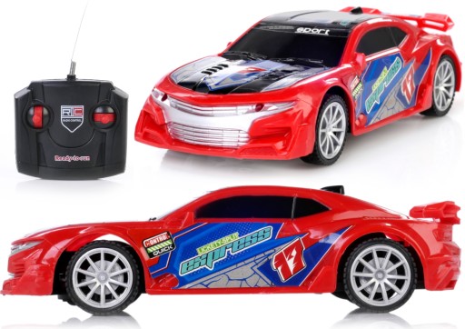 AUTO WYŚCIGOWE ZDALNIE STEROWANE CZERWONE RC 1:22