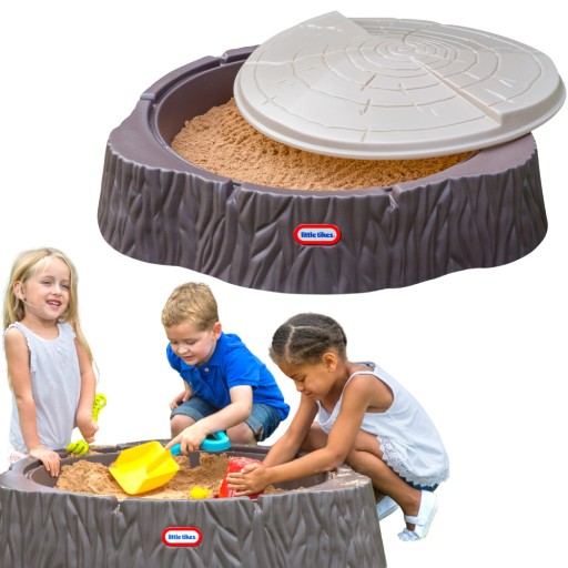 САДОВАЯ ПЕСОЧНИЦА LITTLE TIKES С КРЫШКОЙ ЛЕСНАЯ ПЕСОЧНАЯ ЯМА СТОЛБ ДЕРЕВА