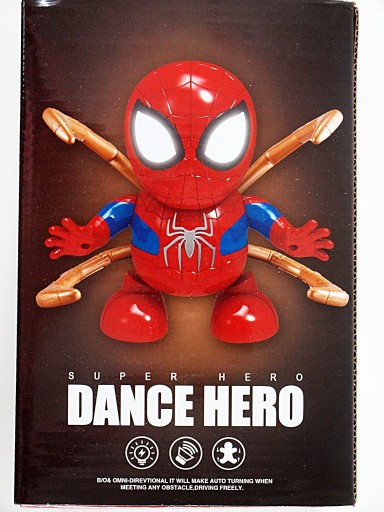 Танцующий робот SPIDERMAN LED Музыка интерактивная