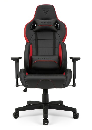 Игровое кресло Sense7 из экокожи с поворотным ковшом