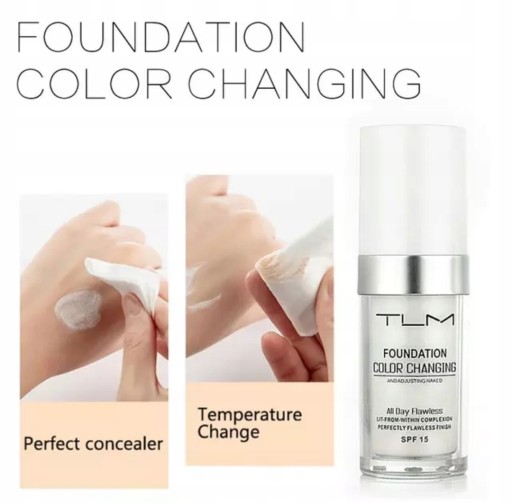 TLM Foundation Тональный крем BB, меняющий цвет, 30 мл