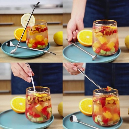 МЕТАЛЛИЧЕСКИЕ СОЛОМКИ, ЛОЖКИ, ДЛИННЫЕ ложки для КОФЕ И ДЕСЕРТНЫХ НАПИТКОВ