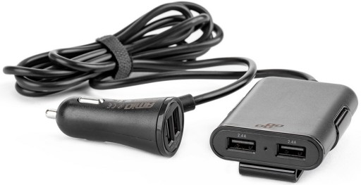 4x USB-ЗАРЯДНОГО УСТРОЙСТВА ПЕРЕДНЯЯ + ЗАДНЯЯ С УДЛИНИТЕЛЬНЫМ КАБЕЛЕМ 1,5 м