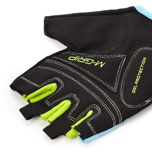 RĘKAWICZKI ROWEROWE NA ROWER KRÓTKIE METEOR GEL GX38 XS żelowe elastyczne
