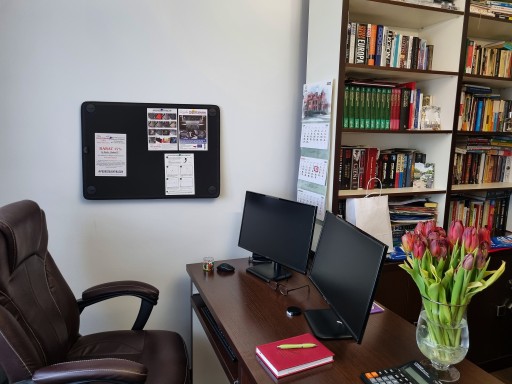 Tablica informacyjna 47x34 - CZARNA EVA HOME