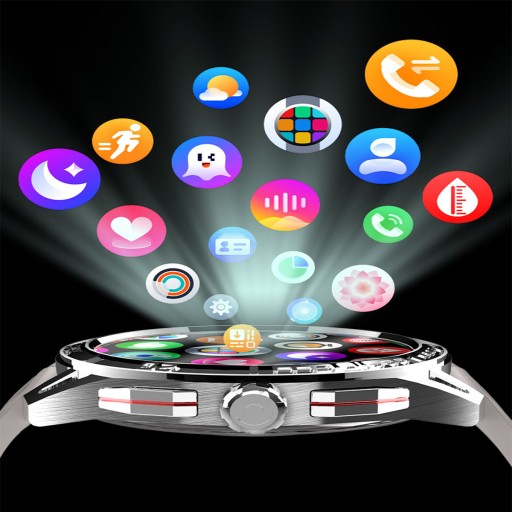 МУЖСКИЕ ЧАСЫ SMARTWATCH ГОВОРЯТ О ИЗМЕРЕНИЯХ AMOLED PL