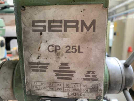 Колонная дрель SERM CP 25L