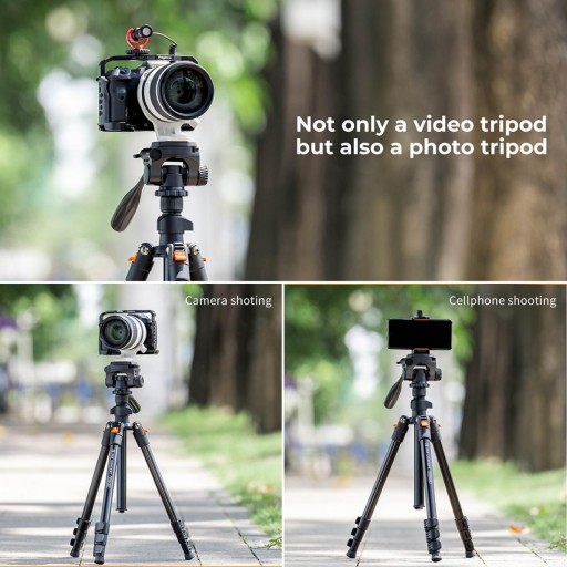 Фотоштатив + головка камеры для телефона