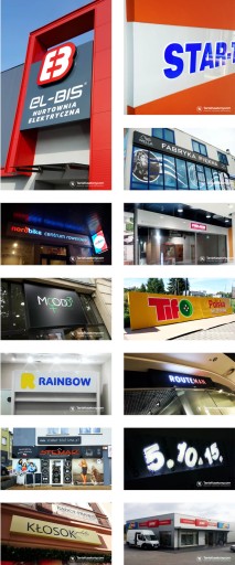 Kaseton reklamowy LED Dibond STANDARD 130x130cm