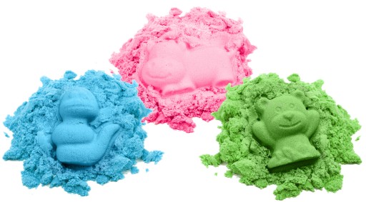 BibiMoon Kinetic Sand 3 кг НАБОР ПЕСОЧНОЙ ЛЕСКИ ФОРМЫ ДЛЯ ПЕСКА