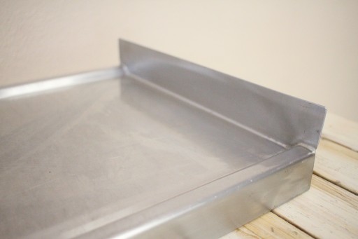 Blat roboczy 85 x 36 cm stal NIERDZEWNA