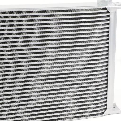 CHŁODNICA OLEJU FIGERSPEC BRITISH 260X235 30-RZĘD AN10 SREBRNA