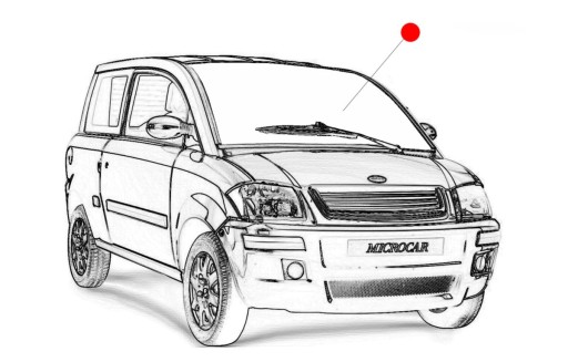 ВЕТРОВОЕ СТЕКЛО МИКРОКАРА MC1 MC2