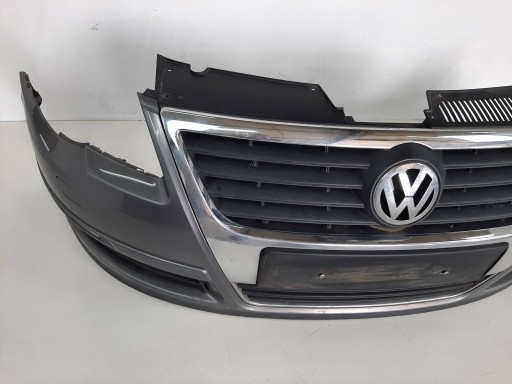 VW PASSAT B6 KOMBI 07R ZDERZAK PRZOD KOD LA7T SPRYSKI ATRAPA 3C0807221C