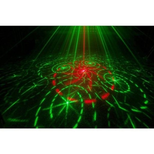 Cupid - laser podwójny RG 12 GOBO DMX BeamZ