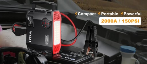 JUMP STARTER UTRAI BOOSTER POWERBANK КОМПРЕССОРНОЕ СТАРТЕРНОЕ УСТРОЙСТВО 4в1