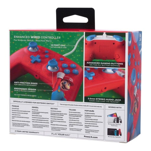 Проводная панель PowerA SWITCH Ура! Марио