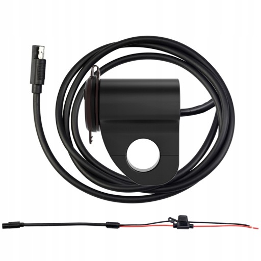 ЗАРЯДНОЕ УСТРОЙСТВО ДЛЯ МОТОЦИКЛА 3.4A USB QC3.0 ВОЛЬТМЕТР 12В