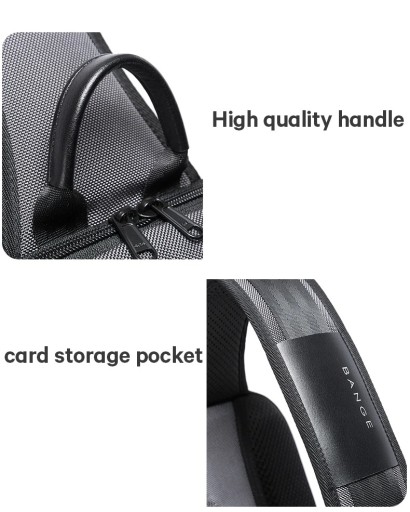 Рюкзак BANGE на ОДНО плечо USB