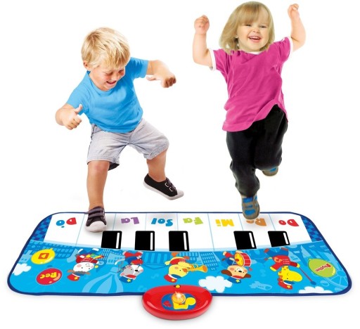 MATA MUZYCZNA INTERAKTYWNA PIANINKO NAGRYWA SMILY