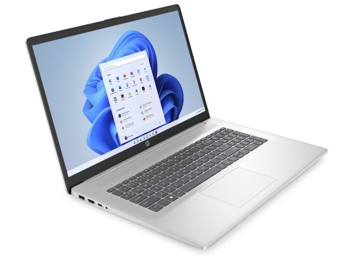 Srebrny laptop HP 17 i3-1125G4 Quad Core 16GB 1TB SSD NVMe HD+ Windows 11
