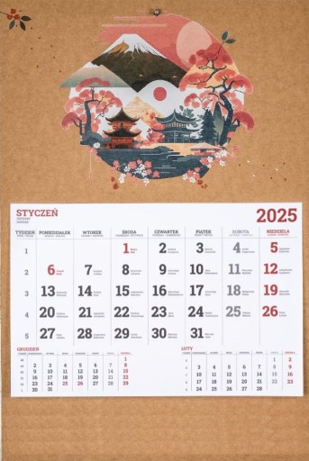 Календарь ECO SINGLE 2025 с фирменной печатью вашего логотипа, 150 шт.